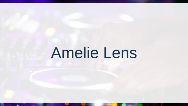 Amelie Lens(アメリー・レンズ)
