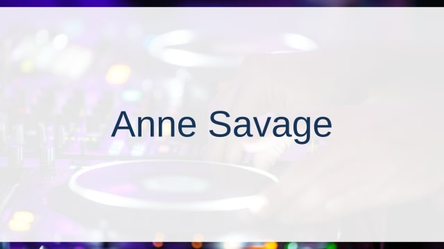 Anne Savage(アン・サヴェージ)