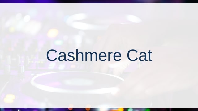 Cashmere Cat(カシミア・キャット)