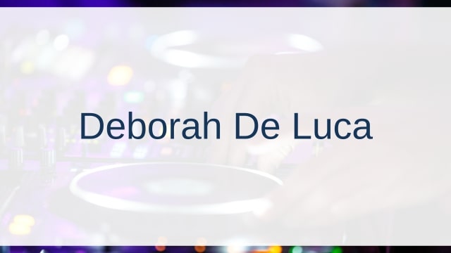 Deborah De Luca(デボラ・デ・ルカ)
