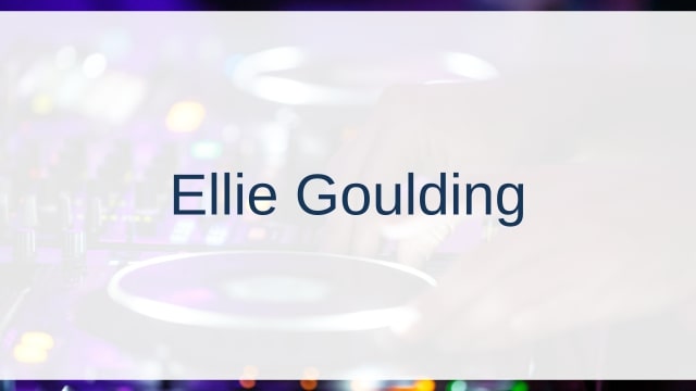 Ellie Goulding(エリー・ゴールディング)