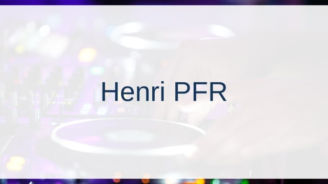 Henri PFR(アンリ・プフル)