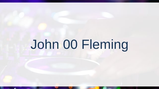 John 00 Fleming(ジョン・ダブルオー・フレミング)