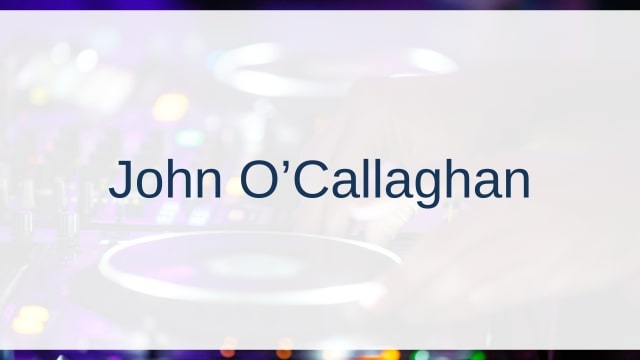 John O’Callaghan(ジョン・オカラガン)