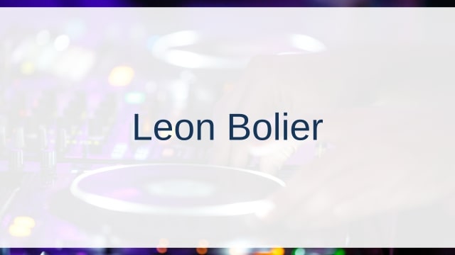 Leon Bolier(レオン・ボリエラ)