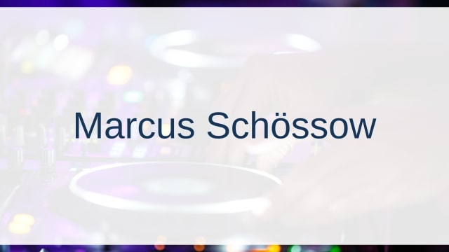 Marcus Schössow/Marcus Schossow(マルクス・シェッソウ)
