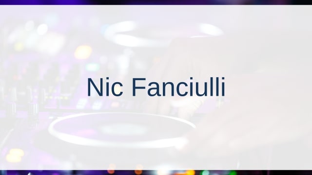 Nic Fanciulli(ニック・ファンチューリ)