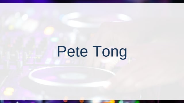 Pete Tong(ピート・トング)