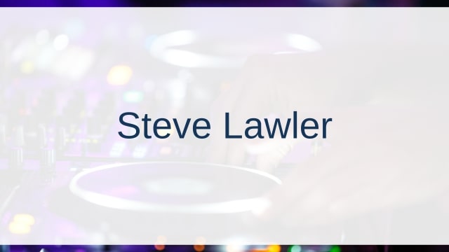Steve Lawler(スティーブ・ローラー)