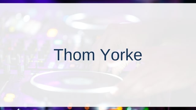 Thom Yorke(トム・ヨーク)