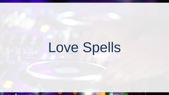 Love Spells(ラヴ・スペルス)