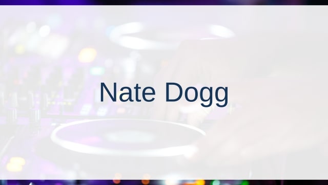 Nate Dogg(ネイト・ドッグ)