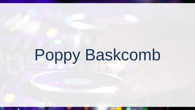 Poppy Baskcomb(ポピー・バスコム)