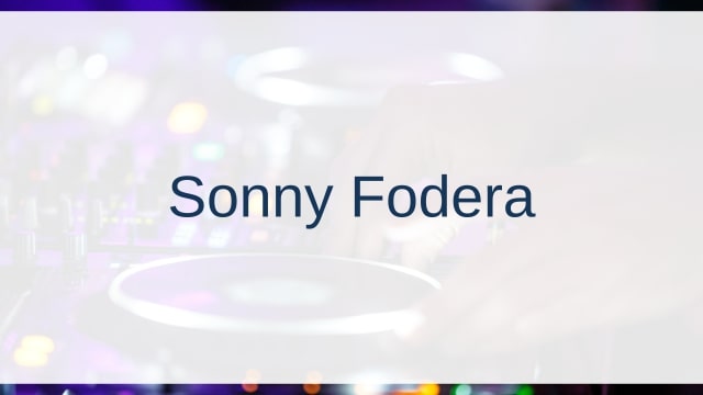 Sonny Fodera(ソニー・フォデラ)