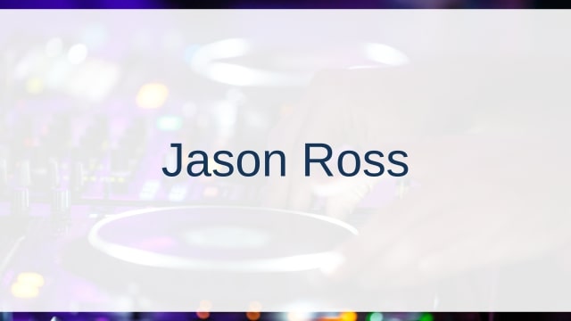 Jason Ross(ジェイソン・ロス)