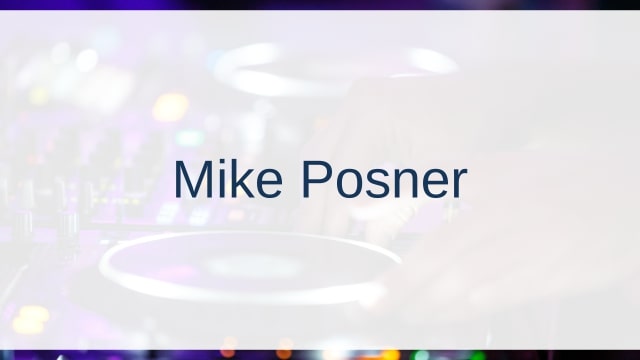 Mike Posner(マイク・ポズナー)