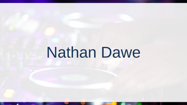 Nathan Dawe(ネイサン・ドウ)